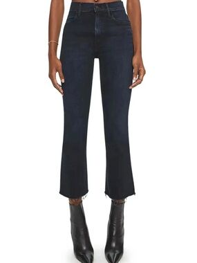 Mother Hustler Ankle Fray Jeans In Night In Paris Size 26